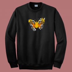 Butterfly Tiger 80s Sweatshirt