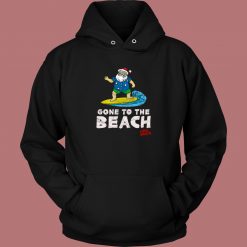 Christmas Gone To The Beach Hoodie Style