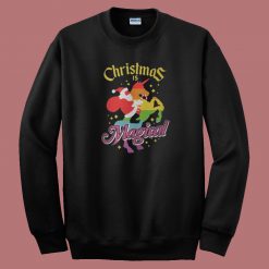 Christmas Is Magical Santa 80s Sweatshirt