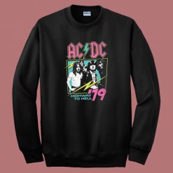 AC DC Highway To Hell 80s Sweatshirt