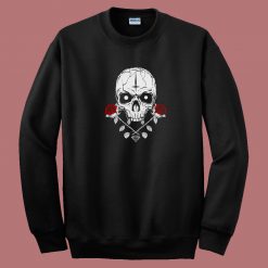 Satanic Skull 80s Sweatshirt Style