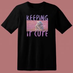 The Child Keeping It Cute 80s T Shirt Style