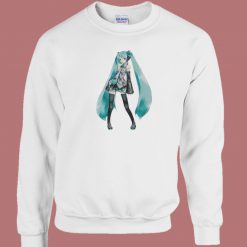 Vocaloid Miku Hatsune Funny 80s Sweatshirt