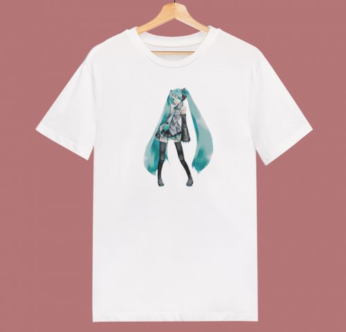 Vocaloid Miku Hatsune Funny 80s T Shirt Style