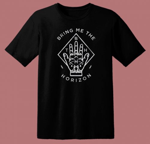 Bring Me The Horizon Diamond Hand 80s T Shirt Style