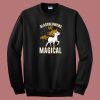 Glassblowers Are Magical Unicorn 80s Sweatshirt