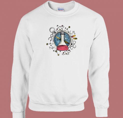 Chemist Elements Graphic 80s Sweatshirt