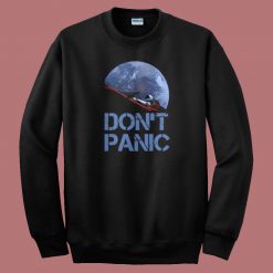 Dont Panic Starman Essential 80s Sweatshirt