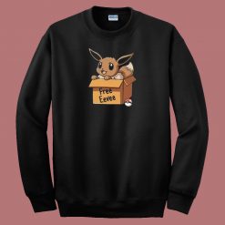 Funny Free Eevee 80s Sweatshirt