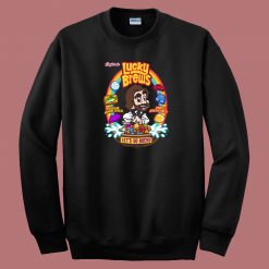 Funny Lucky Brews Cereal 80s Sweatshirt