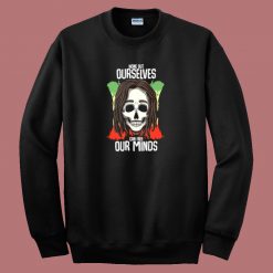 Bob Free Minds Skull 80s Sweatshirt