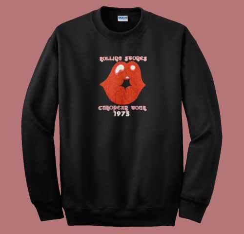 1973 Rolling Stones European Tour 80s Sweatshirt