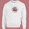 Mickey And Minnie Heart Shaped Sky Sweatshirt