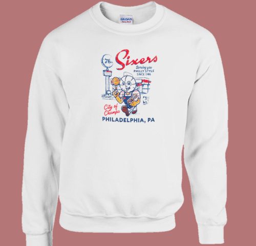 Sixers Philadelphia Sweatshirt On Sale