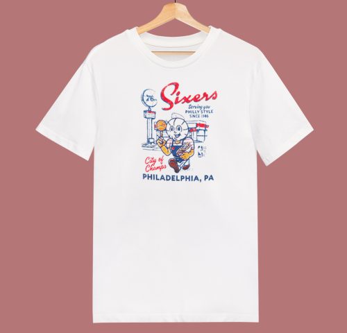 Sixers Philadelphia T Shirt Style On Sale