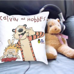 Cute Calvin Hobbes Pillow Cover