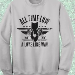 All Time Low A Love Like War Crewneck Sweatshirt