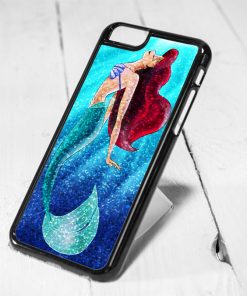 Ariel Little Mermaid Sparkle Protective iPhone 6 Case, iPhone 5s Case, iPhone 5c Case, Samsung S6 Case, and Samsung S5 Case