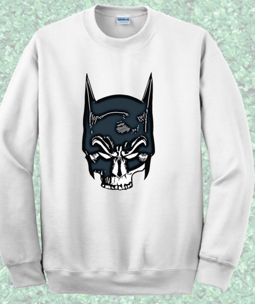 Batman Skull Face Crewneck Sweatshirt