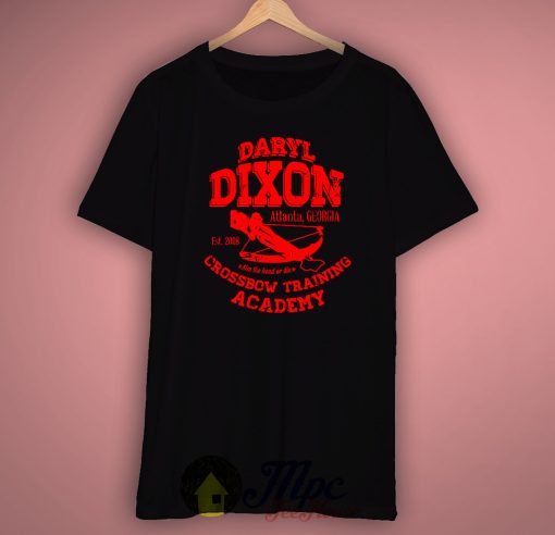 Daryl Dixon Walking Dead Crossbow Training Unisex Premium T shirt Size S,M,L,XL,2XL