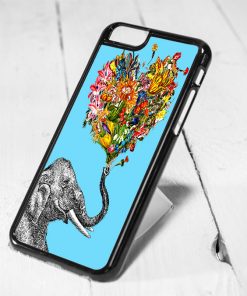 Elephant Love Tribal Art Protective iPhone 6 Case, iPhone 5s Case, iPhone 5c Case, Samsung S6 Case, and Samsung S5 Case