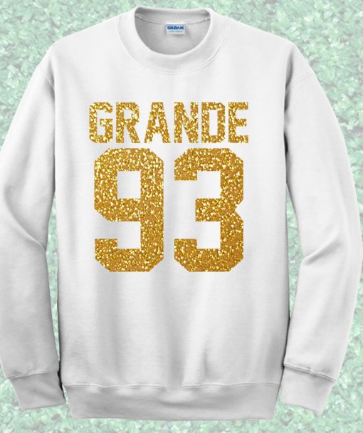 Grande 93 Birthday Jersey Number Crewneck Sweatshirt