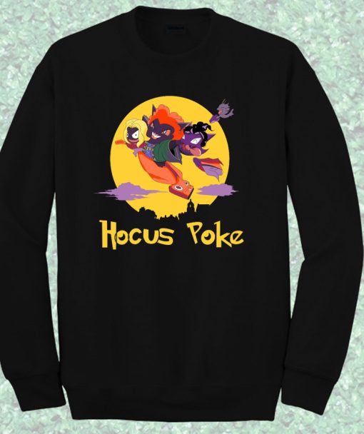 Hocus Poke Pokemon Crewneck Parody Sweatshirt