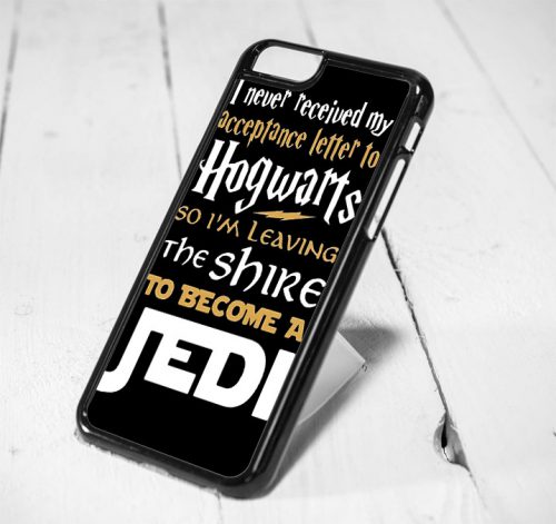 Hogwarts and Jedi Starwars Quote Protective iPhone 6 Case, iPhone 5s Case, iPhone 5c Case, Samsung S6 Case, and Samsung S5 Case