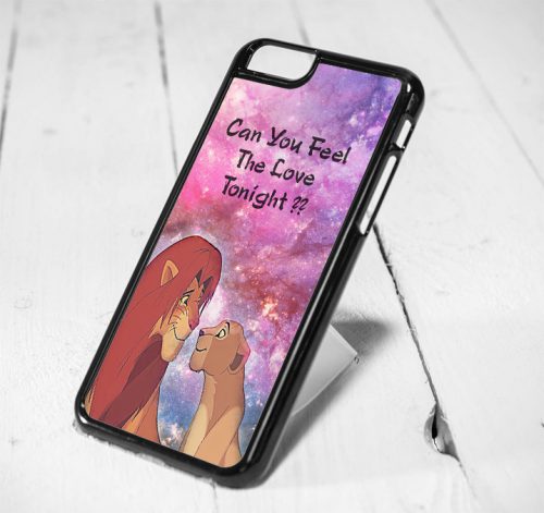 Nala and Lion King Love Quote Protective iPhone 6 Case, iPhone 5s Case, iPhone 5c Case, Samsung S6 Case, and Samsung S5 Case
