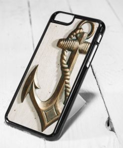 Nautical Anchor Wood Protective iPhone 6 Case, iPhone 5s Case, iPhone 5c Case, Samsung S6 Case, and Samsung S5 Case
