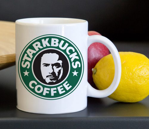 Starbucks Toni Stark Tea Coffee Classic Ceramic Mug 11oz