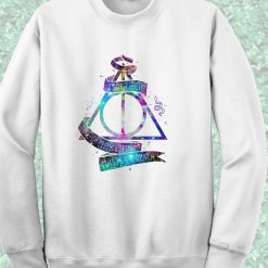 Harry Potter Deathly Hallow Symbol Quote Crewneck Sweatshirt