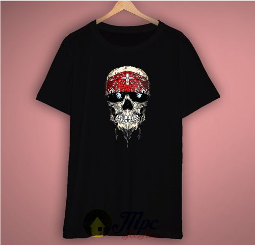 Bandana Skull T Shirt Available Size S-2Xl