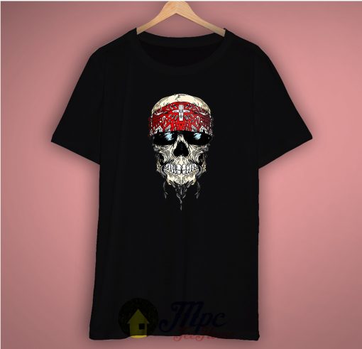 Bandana Skull T Shirt Available Size S M L XL XXl