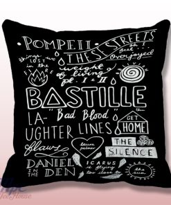 Bastille Pompei Decoratice Throw Pillow Cover