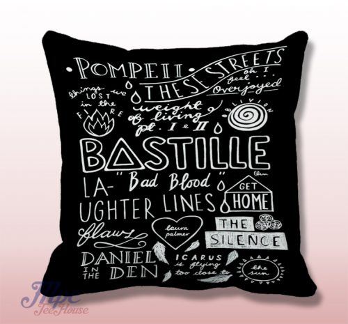 Bastille Pompei Decoratice Throw Pillow Cover