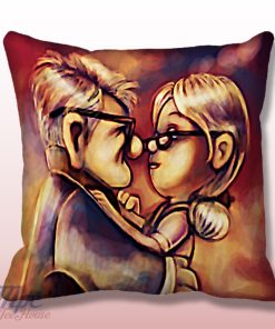 Disney Carl and Ellie Love Throw Pillow Cover