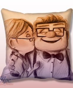 Romantic Carl and Ellie Throw Pillow Cover
