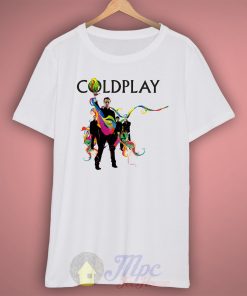 Coldplay Splatted Color T Shirt