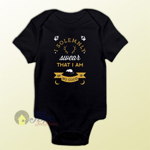 I Solemnly Swear Harry Potter Quote Baby Onesie