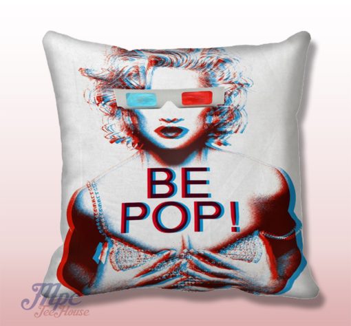 Monroe be Pop 3D Glass Throw Pillow Cover
