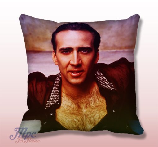 Nicolas Cage Throw Pillow Cover
