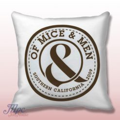 Of Mice and Mine Symbol Throw Pillow Cover