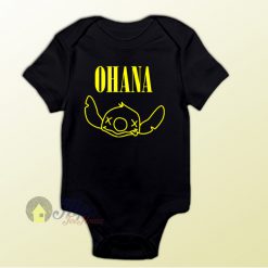 Ohana Lilo Stitch Baby Onesie