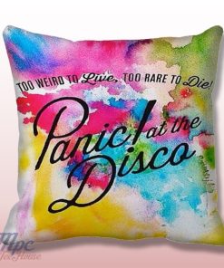 Panic at The Disco Paint Throw Pillow Cover