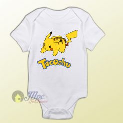 Funny Pokemon Pikachu Tacochu Baby Onesie
