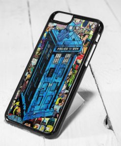 Police Box Who Comic Style iPhone 6 Case iPhone 5s Case iPhone 5c Case Samsung S6 Case and Samsung S5 Case