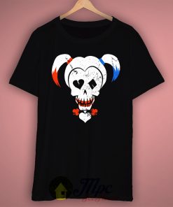 Harley Quinn Skull T Shirt