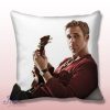 Ryan Gosling With Guitar Throw Pillow Cover