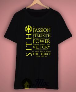 Starwars SITH Quote T Shirt
